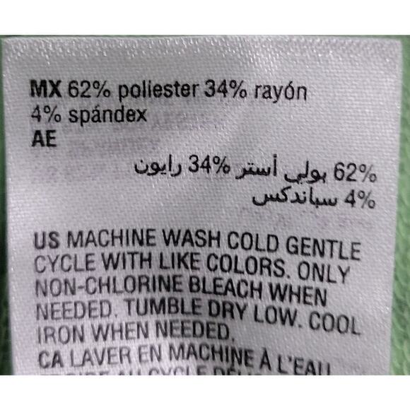 NWT Ideology Womens Pistachio Green Short-Sleeve Crossover-Hem T-Shirt Size‎ XXL - Picture 6 of 6